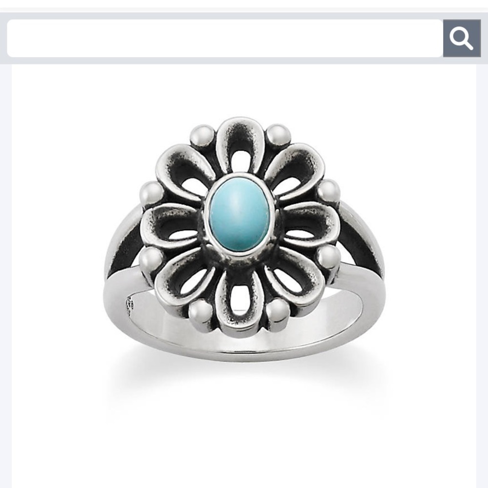James Avery flower ring